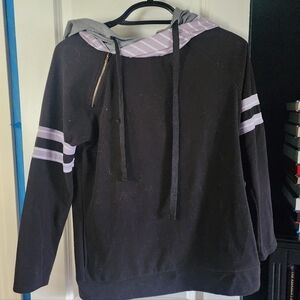 Ninexis black/purple hoodie